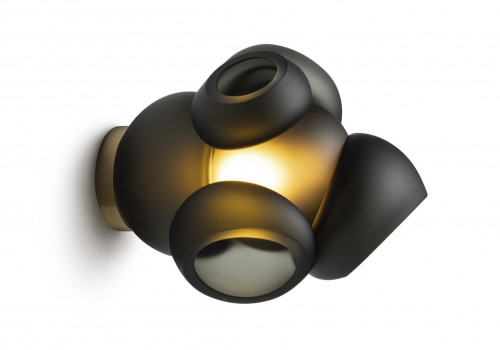 100s brass plafond- en wandlamp