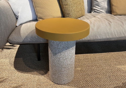 Lagoon Side Table with lacquered top