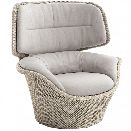 Seashell Grand outdoor hoge fauteuil