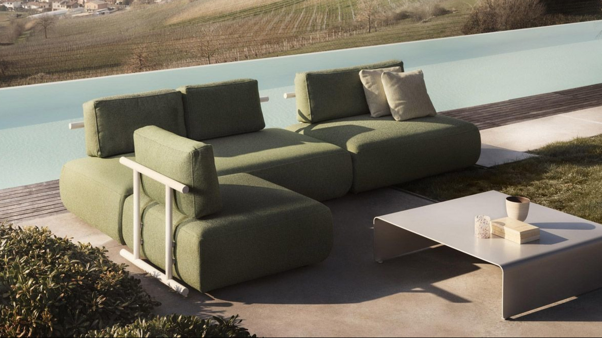 Cosy outdoor modulaire bank