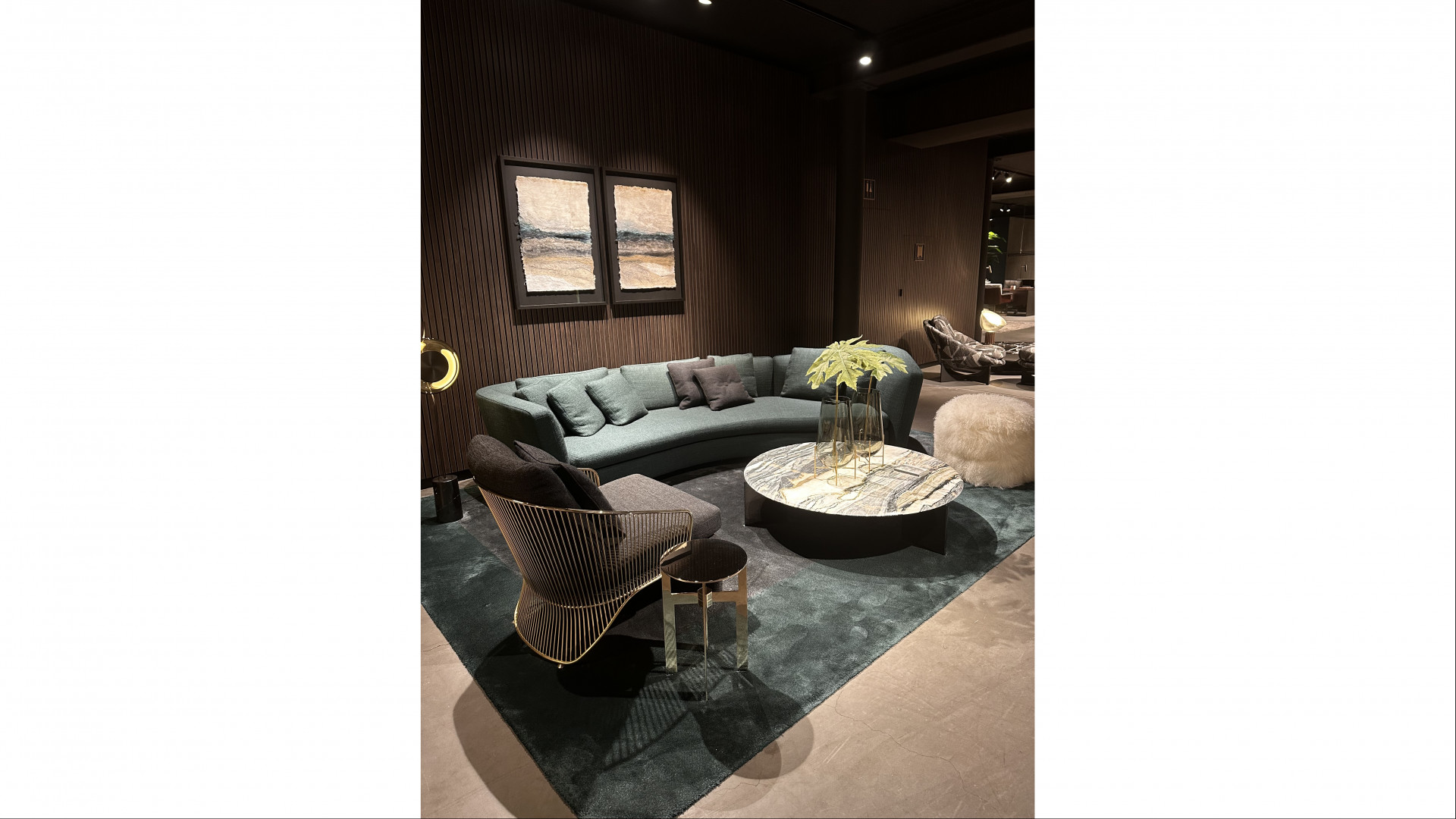 <Br> Gereserveerd <br> Seymour bank - Ellis coffee table - Colette Armchair - Zakary pouf - Dibbets karpet